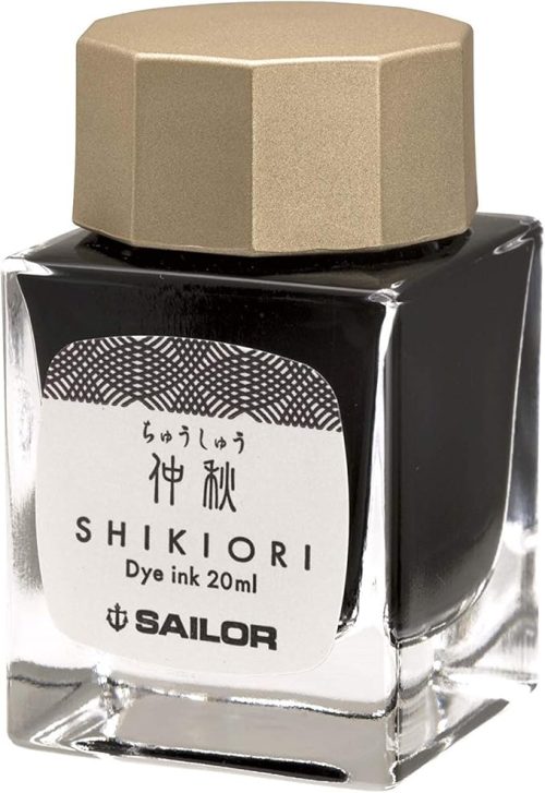 Tinta Garrafa Marinheiro Shikiori Four Seasons 20 ml - Chu-Shu (Cinza Outono), Sailor